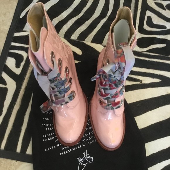 John Fluevog Gladstone boots size 12 W 10 M New - Picture 1 of 3